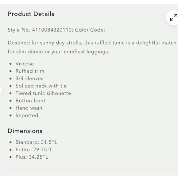 ANTHROPOLOGIE Mia Tiered Ruffle Trim Flounce Boho Tunic Top Mini Dress Womens M - Picture 3 of 6